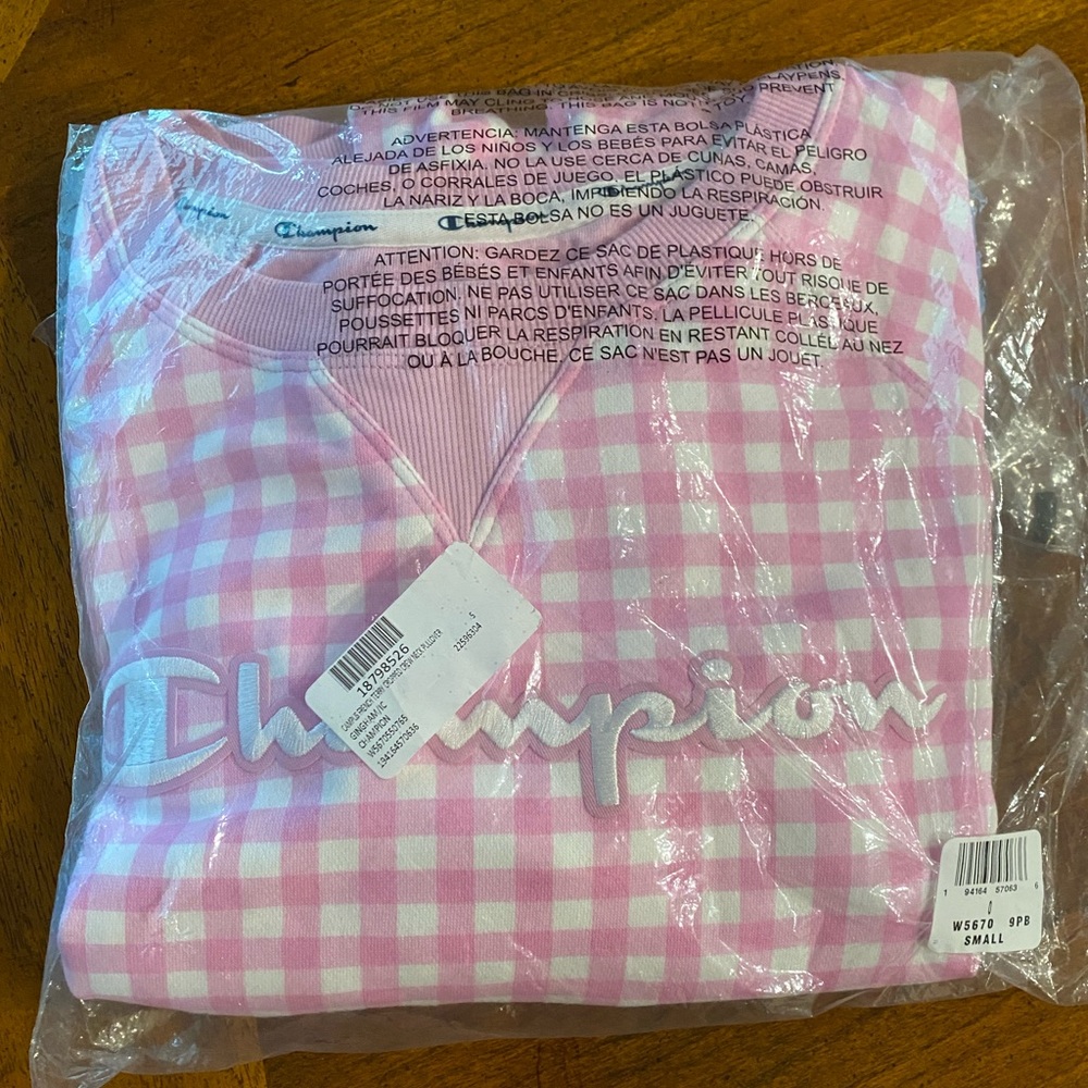 NWT Champion Campus French Terry Cropped S M - Picture 7 of 7